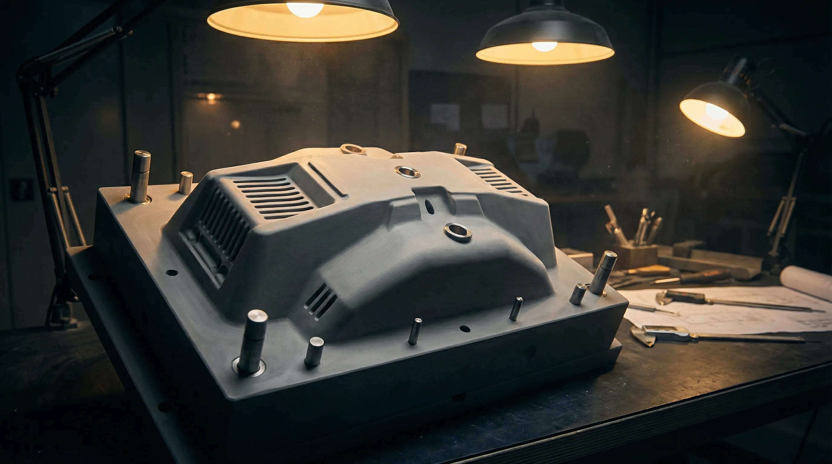 Mold-ready ceramic form